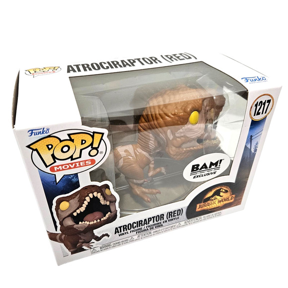 Funko Pop! Movies Jurassic World Atrociraptor (Red) #1217 Vinyl Figure NWB - Picture 2 of 6